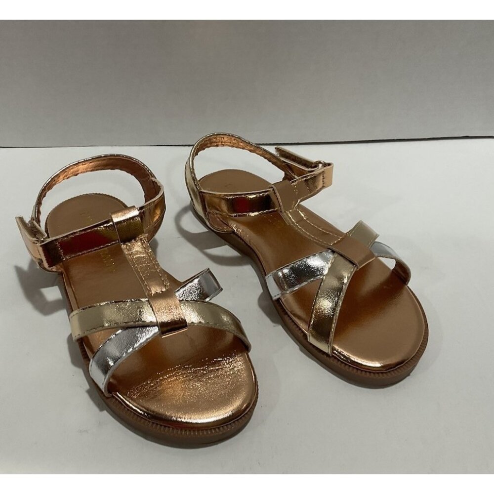 Lucky Brand Toddler Sandal Size 10 M Metallic NWT